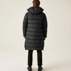 Men's Mottere Longline Padded Jacket | Black Black