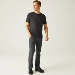 Men's Mountain Zip Off Walking Trousers | Seal Grey Black