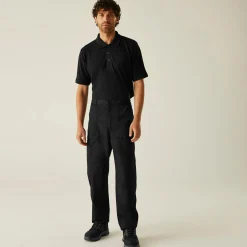 Men's Multi Pocket Action Trousers | Black