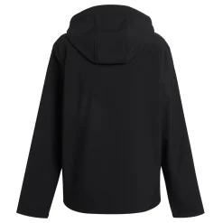 Men's Navigate 2 Layer Hooded Softshell Jacket | Black Orange Pop