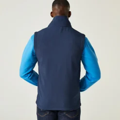 Men's Navigate 2 Layer Softshell Bodywarmer | Navy French Blue