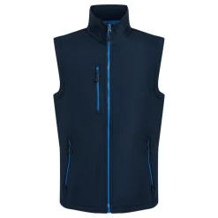 Men's Navigate 2 Layer Softshell Bodywarmer | Navy French Blue