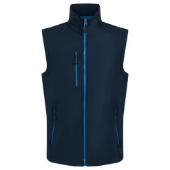 Men's Navigate 2 Layer Softshell Bodywarmer | Navy French Blue