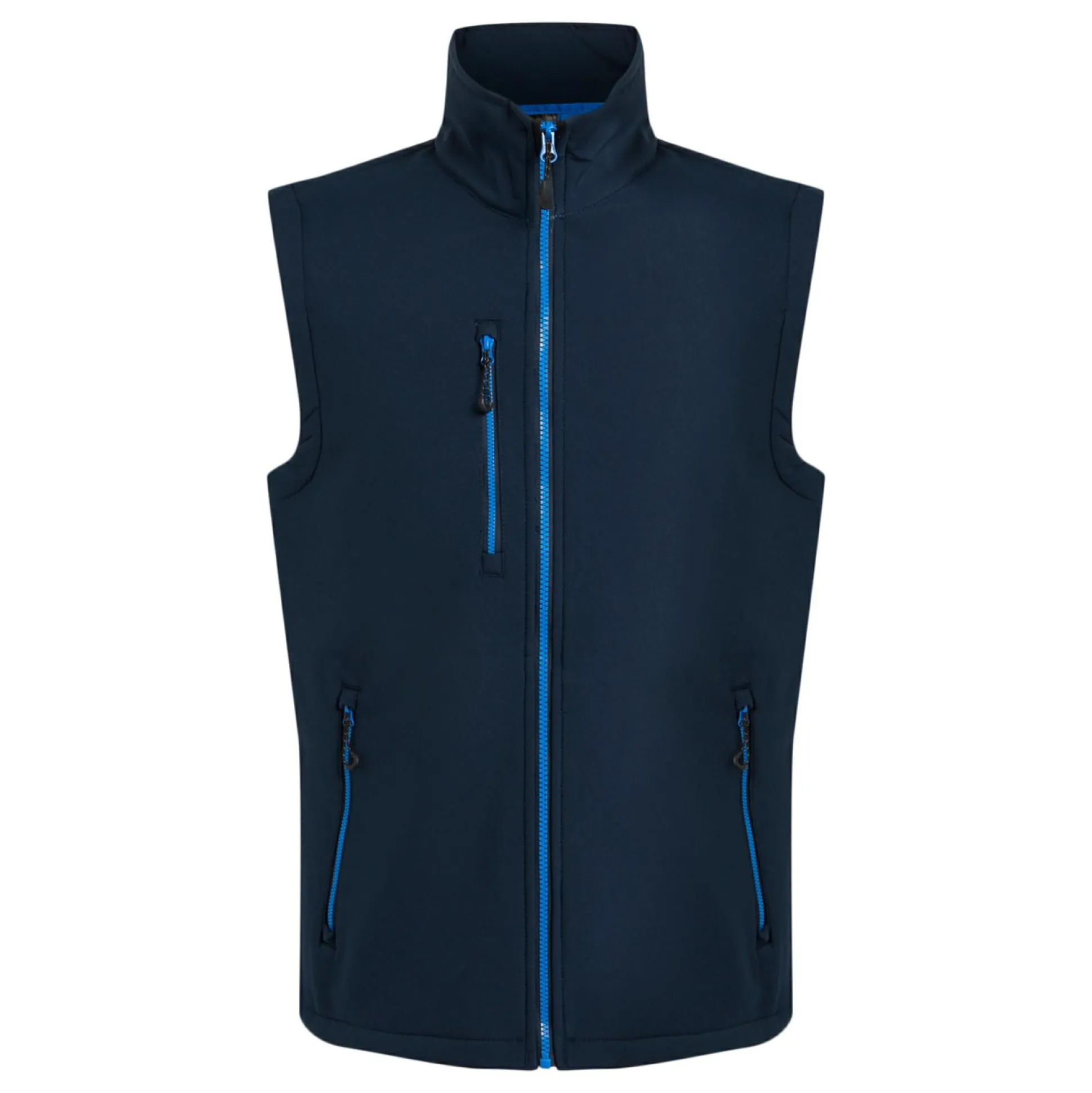 Men's Navigate 2 Layer Softshell Bodywarmer | Navy French Blue
