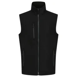 Men's Navigate 2 Layer Softshell Bodywarmer | Black Seal Grey