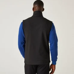 Men's Navigate 2 Layer Softshell Bodywarmer | Black New Royal