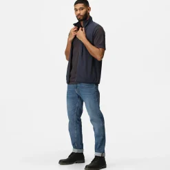 Men's Navigate Fleece Bodywarmer | Navy Seal Grey