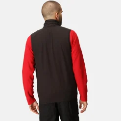 Men's Navigate Fleece Bodywarmer | Black Classic Red