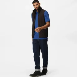 Men's Navigate Fleece Bodywarmer | Black New Royal