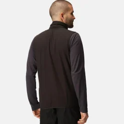 Men's Navigate Fleece Bodywarmer | Black Seal Grey