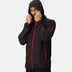 Men's Navigate Full-Zip Fleece | Black Classic Red