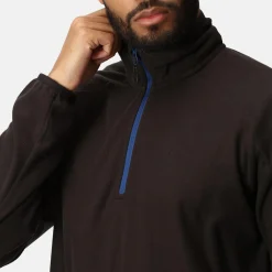 Men's Navigate Half-Zip Fleece | Black New Royal
