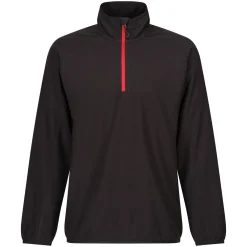 Men's Navigate Half-Zip Fleece | Black Classic Red