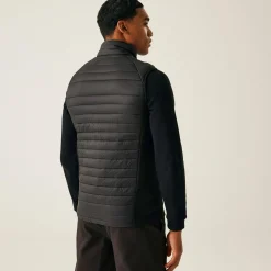 Men's Navigate Hybrid Bodywarmer | Black New Royal