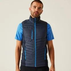 Men's Navigate Hybrid Bodywarmer | Navy French Blue