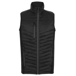 Men's Navigate Hybrid Bodywarmer | Black Seal Grey