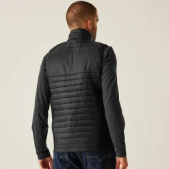 Men's Navigate Hybrid Bodywarmer | Black Orange Pop