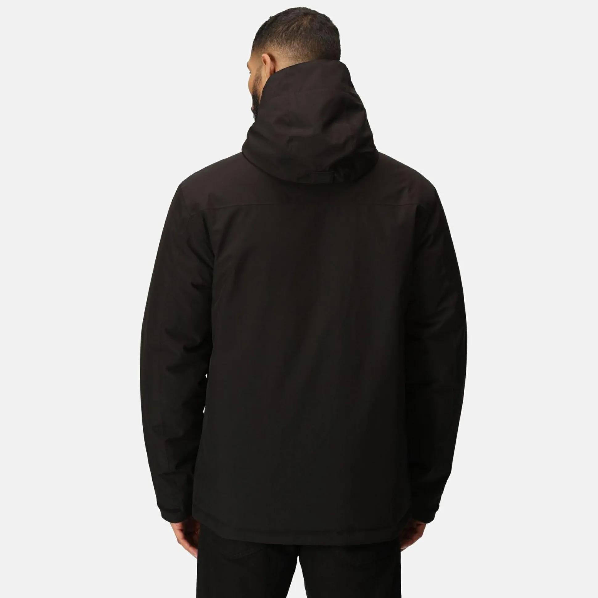 Men's Navigate Insulated Jacket | Black Classic Red