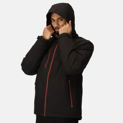 Men's Navigate Insulated Jacket | Black Classic Red