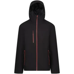 Men's Navigate Insulated Jacket | Black Classic Red