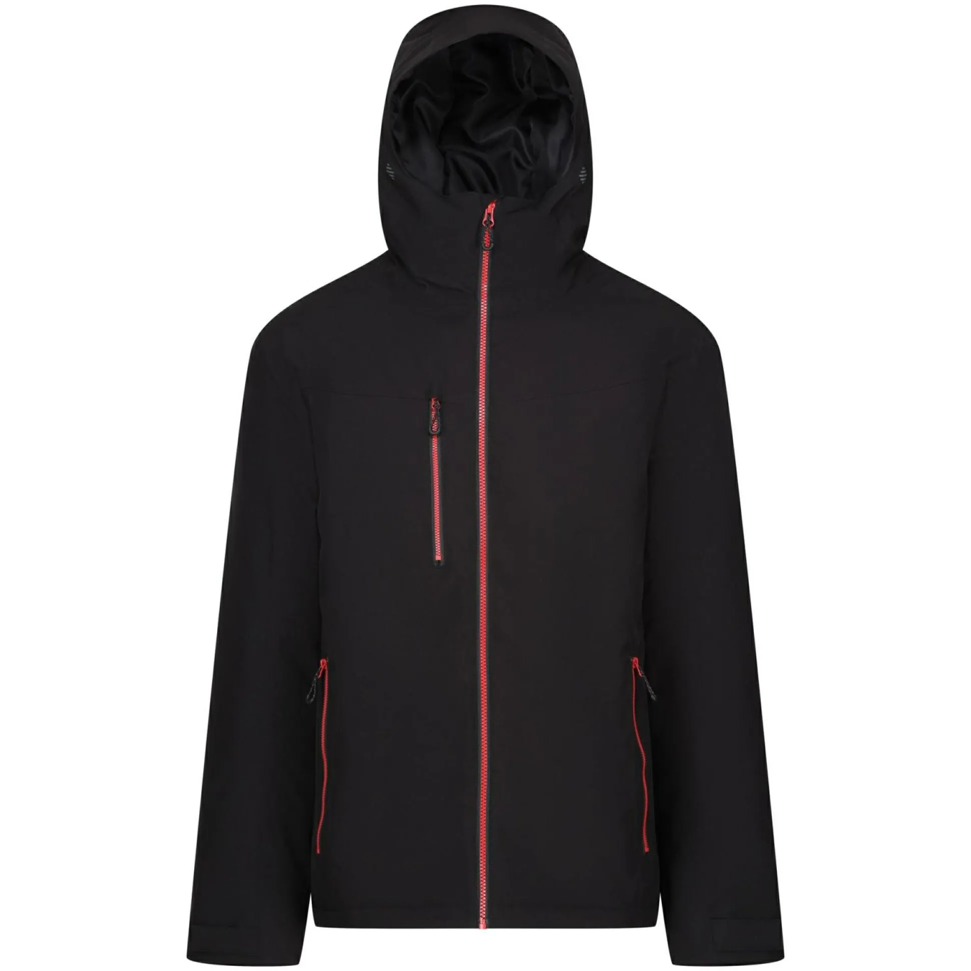 Men's Navigate Insulated Jacket | Black Classic Red