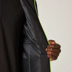 Men's Navigate Insulated Jacket | Black Lime Green