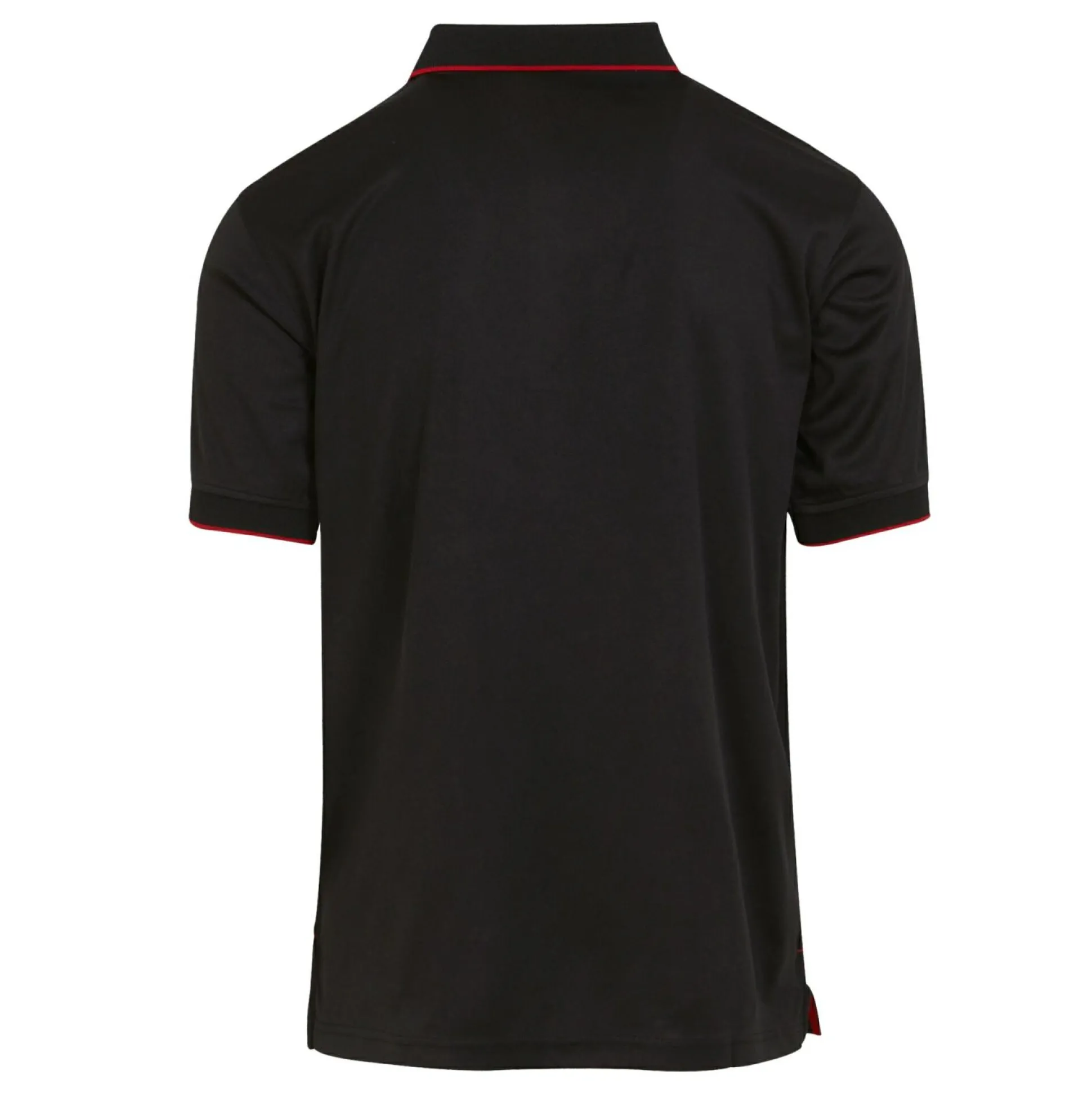 Men's Navigate Short Sleeve Polo Shirt | Black Classic Red