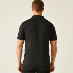 Men's Navigate Short Sleeve Polo Shirt | Black Seal