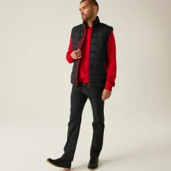 Men's Navigate Thermal Bodywarmer | Black Classic Red