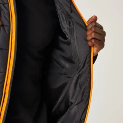 Men's Navigate Thermal Jacket | Black Orange Pop
