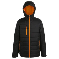Men's Navigate Thermal Jacket | Black Orange Pop
