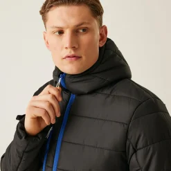 Men's Navigate Thermal Jacket | Black New Royal