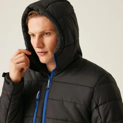 Men's Navigate Thermal Jacket | Black New Royal
