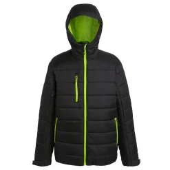 Men's Navigate Thermal Jacket | Black Lime Green