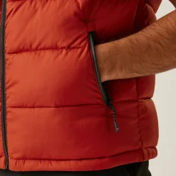 Men's Nevado Heavyweight Gilet | Red Ochre Black