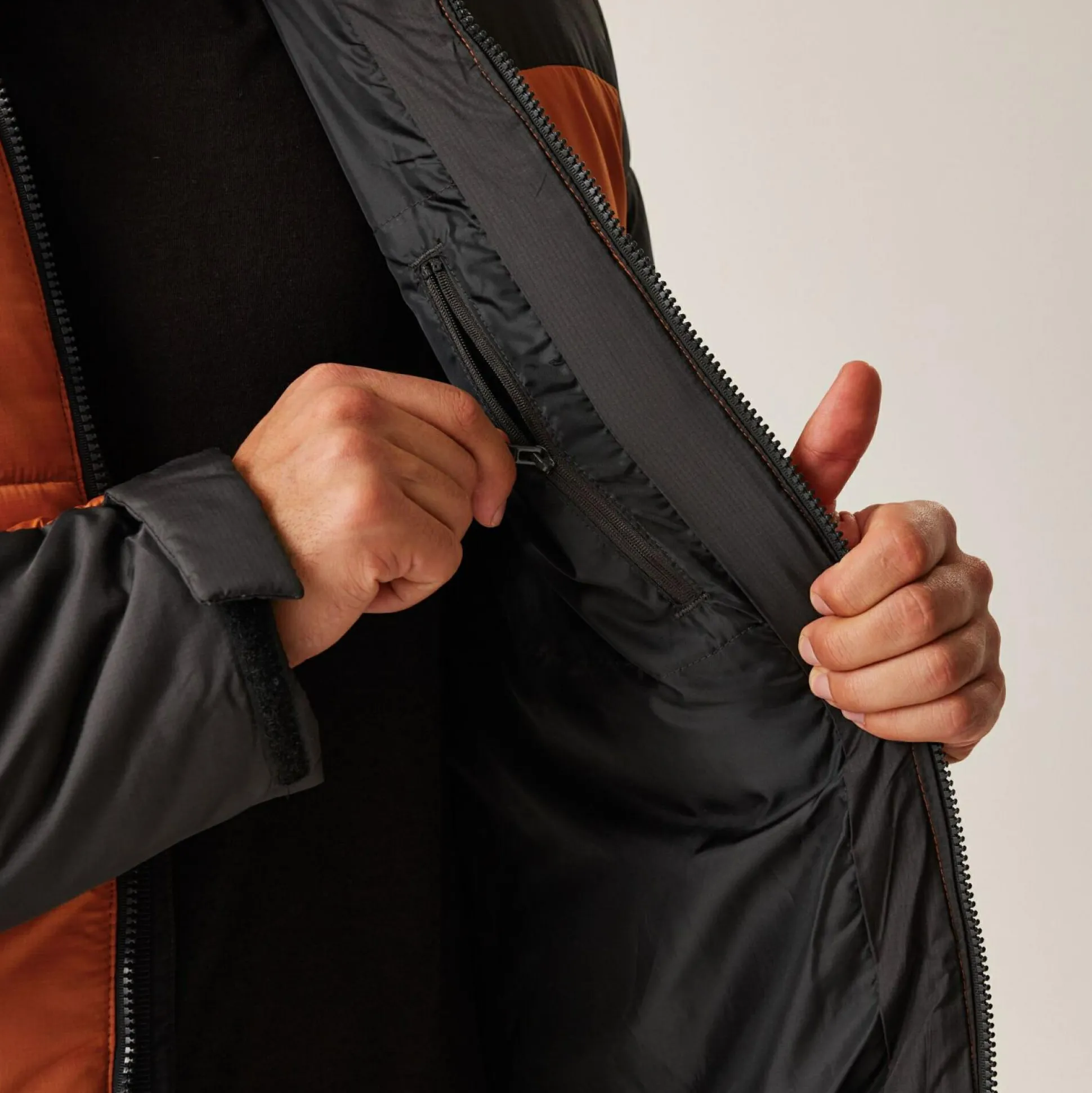 Men's Nevado VII Insulated Padded Jacket | Burnt Copper Ash