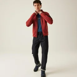 Men's Newhill Full Zip Fleece | Red Ochre
