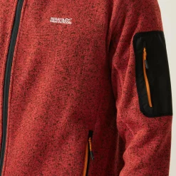 Men's Newhill Full Zip Fleece | Red Ochre