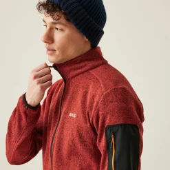 Men's Newhill Full Zip Fleece | Red Ochre