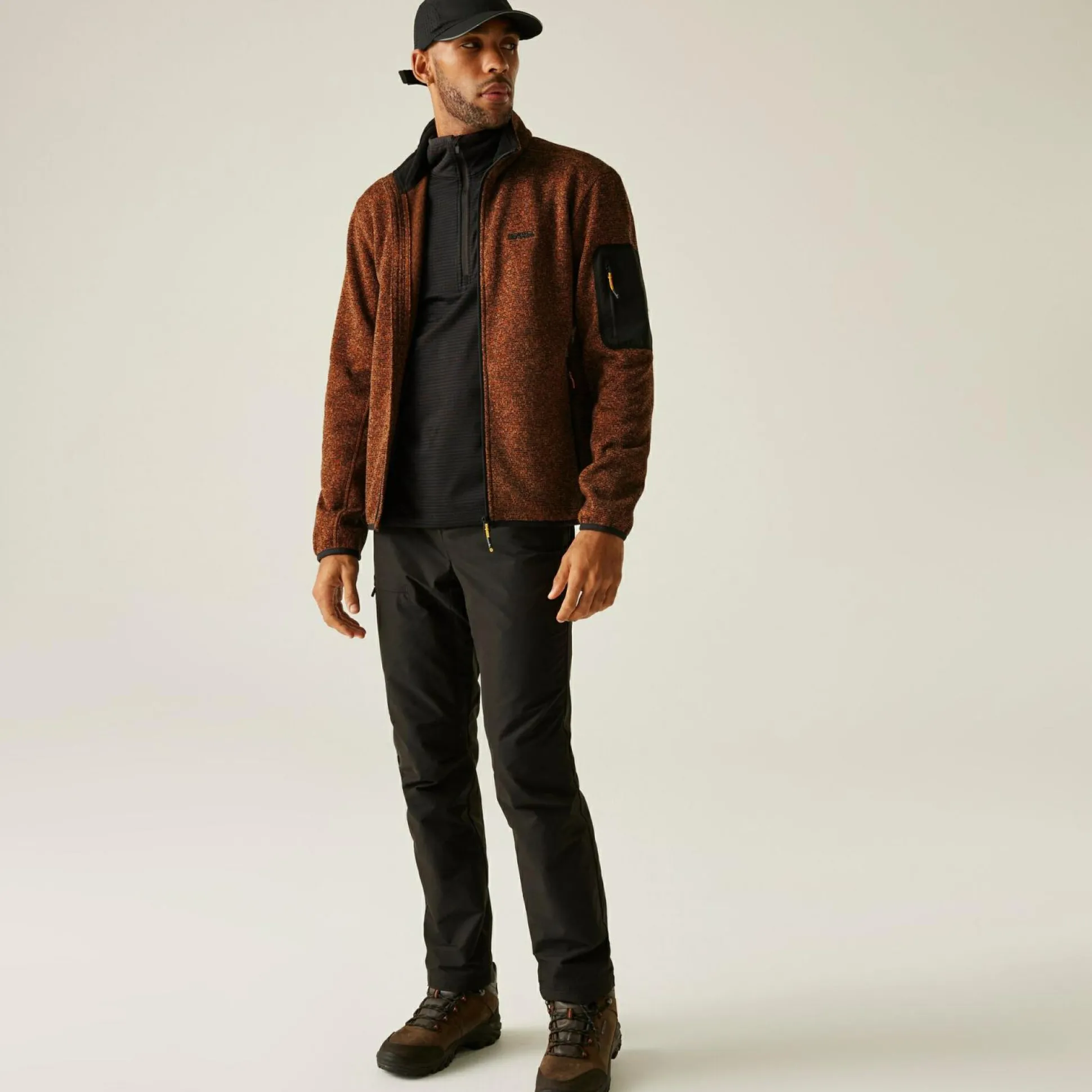 Men's Newhill Full Zip Fleece | Brown