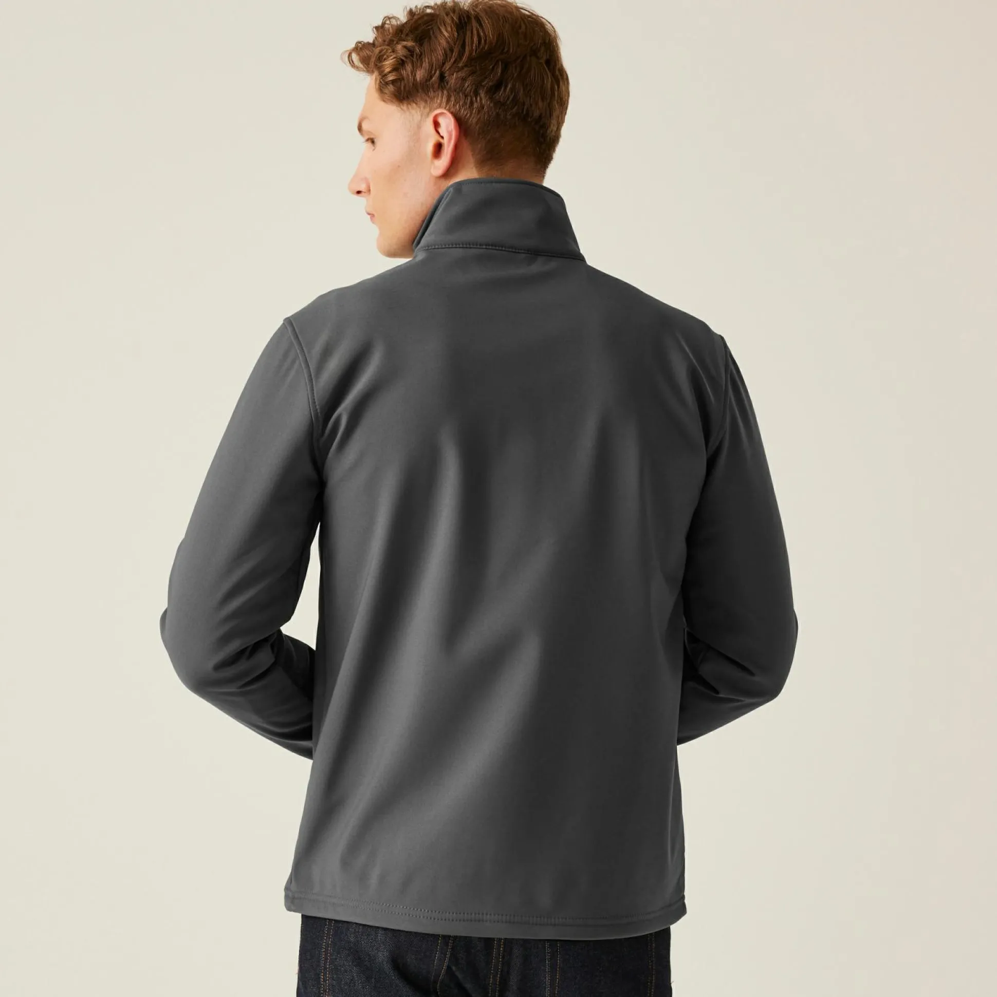 Men's Octagon II Printable 3 Layer Membrane Softshell Jacket | Seal Grey Black