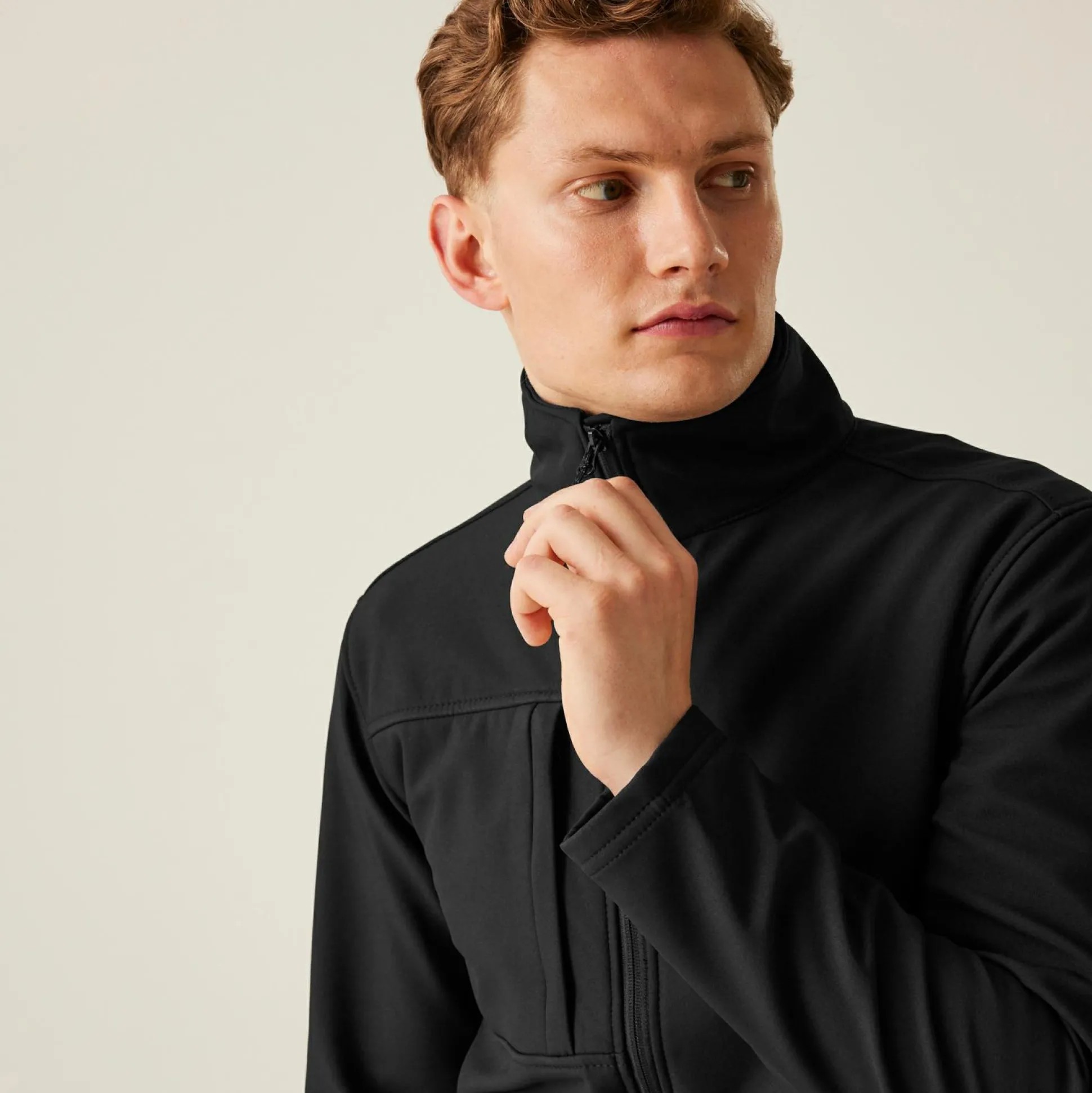 Men's Octagon II Printable 3 Layer Membrane Softshell Jacket | Black