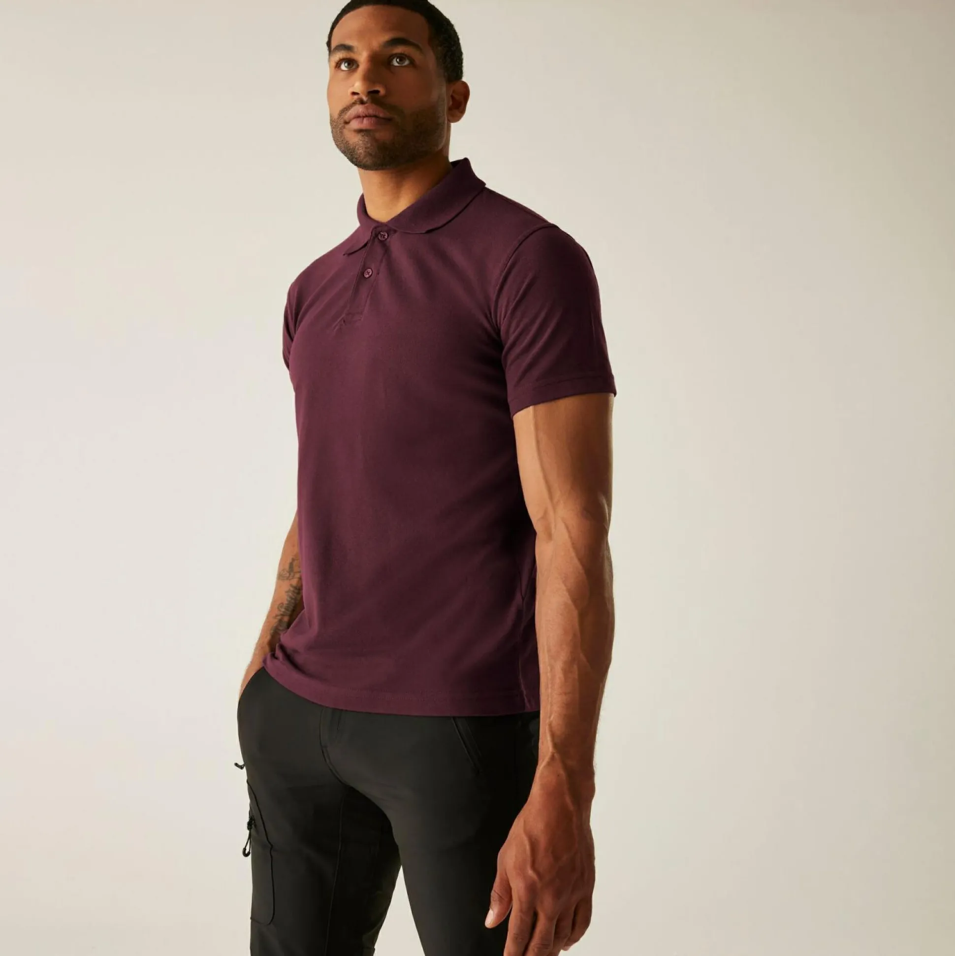 Men's Pro 50/50 Pique Polo | Burgundy