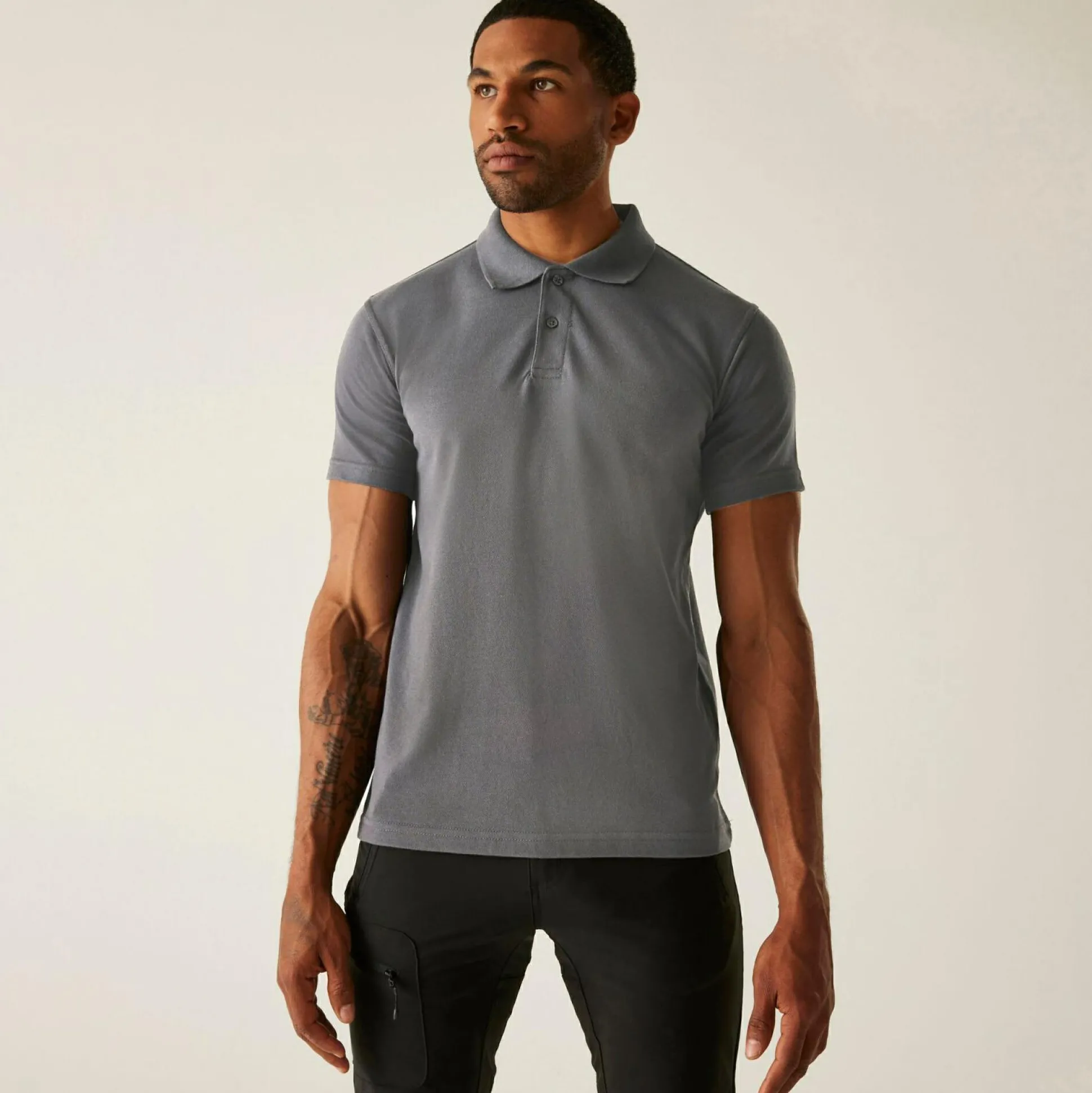 Men's Pro 50/50 Pique Polo | Grey