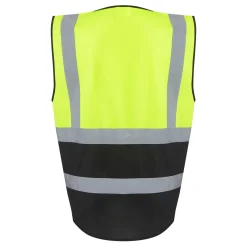 Men's Pro HI-VIS Executive Vest | Yellow Black