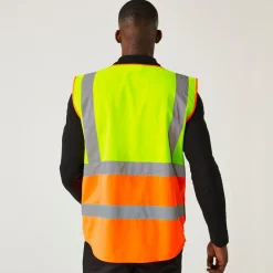 Men's Pro HI-VIS Executive Vest | Yellow Orange