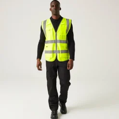 Men's Pro HI-VIS Executive Vest | Yellow