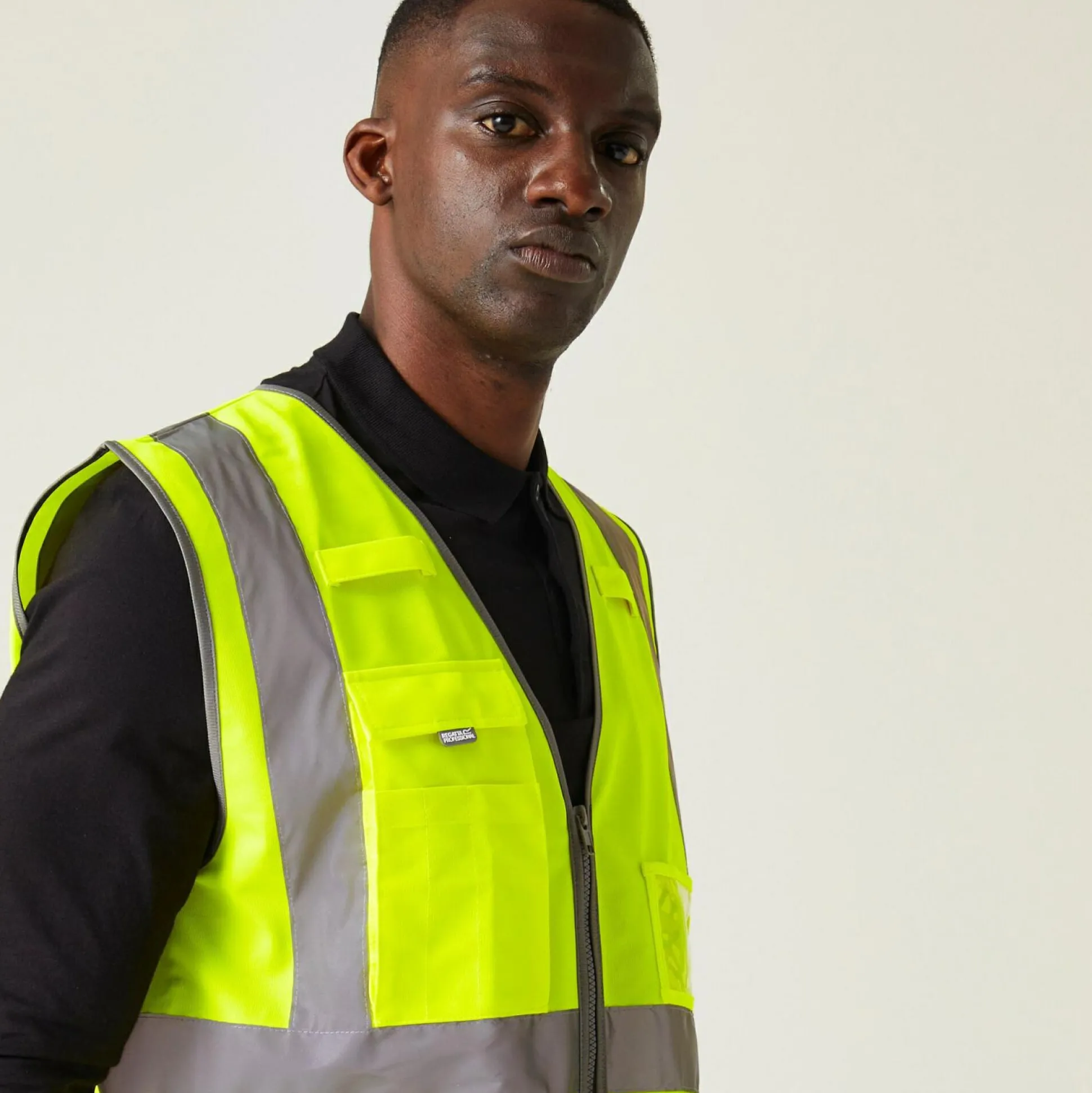 Men's Pro HI-VIS Executive Vest | Yellow