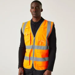Men's Pro HI-VIS Executive Vest | Orange