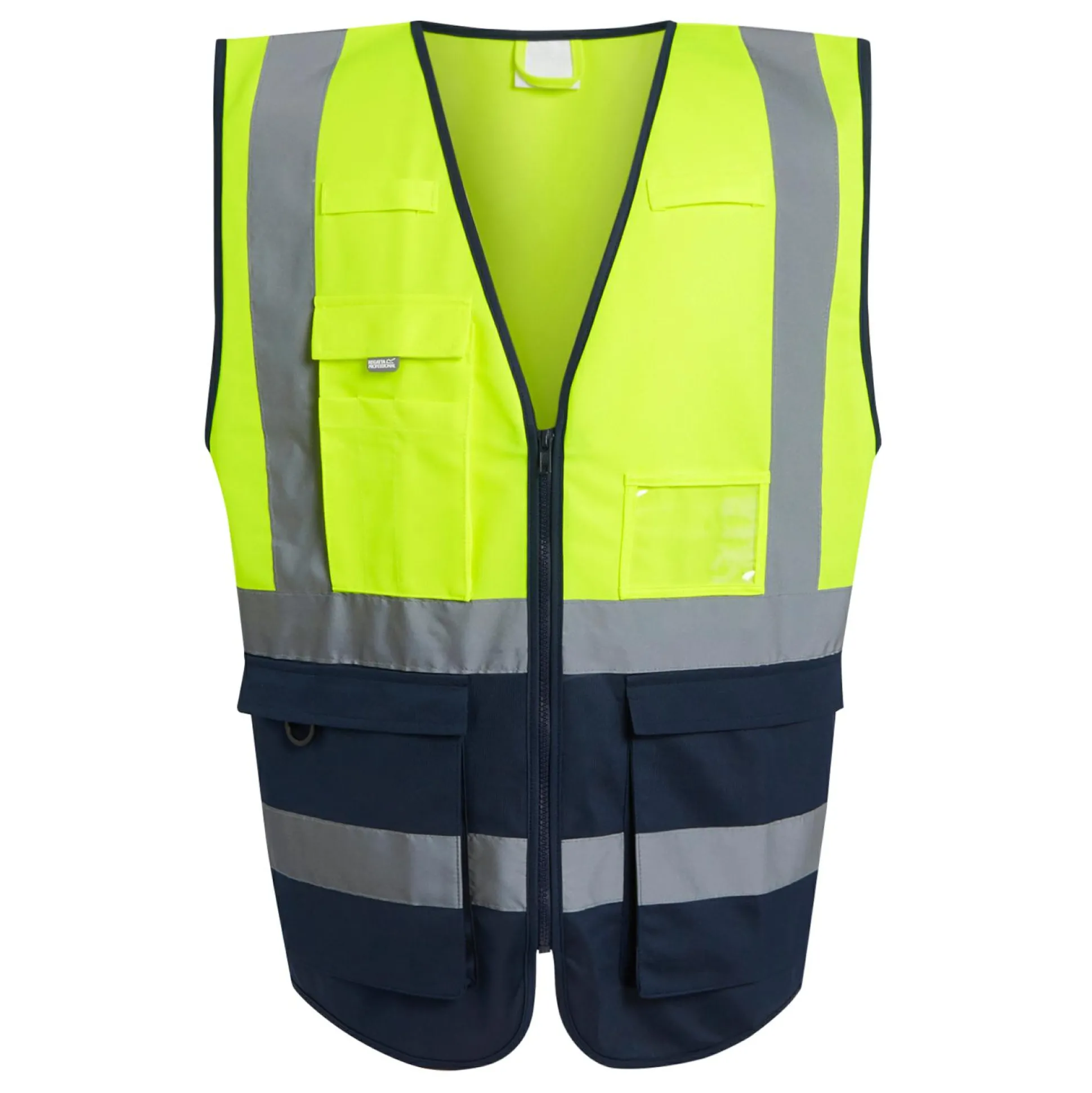 Men's Pro HI-VIS Executive Vest | Yellow Navy